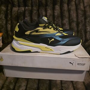 Puma x Emoji Black and Yellow Sneakers